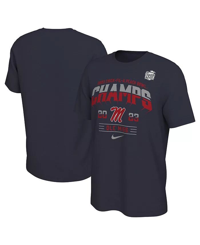 Мужская темно-синяя футболка Ole Miss Rebels 2023 Peach Bowl Champions Locker Room Nike
Мужская темно-синяя футболка Ole Miss Rebels 2023 Peach Bowl Champions Locker Room Nike