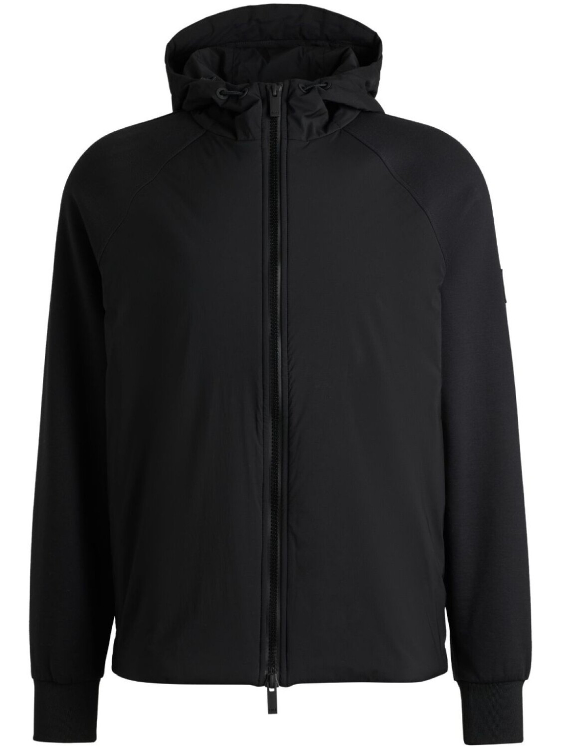 BOSS куртка с капюшоном и аппликацией логотипа
BOSS куртка с капюшоном и аппликацией логотипа