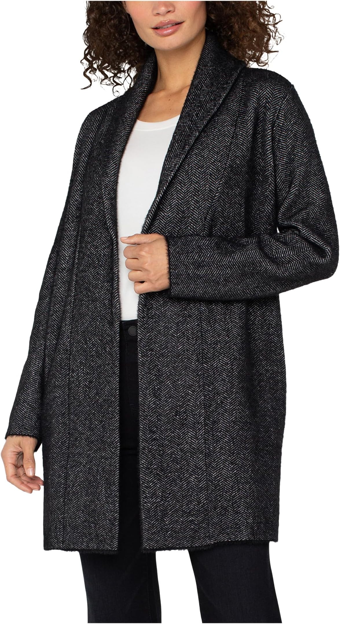 Свитер Liverpool Los Angeles Women's Long Sleeve Open Knit Shawl Sweater Coat, Charcoal Chevron
Свитер Liverpool Los Angeles Women's Long Sleeve Open Knit Shawl Sweater Coat, Charcoal Chevron