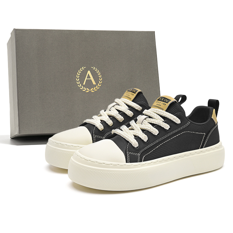 AOKANG Модные мужские парусиновые туфли Play Series, низкие, цвета: метеоритный черный, тундра серый
AOKANG Модные мужские парусиновые туфли Play Series, низкие, цвета: метеоритный черный, тундра серый