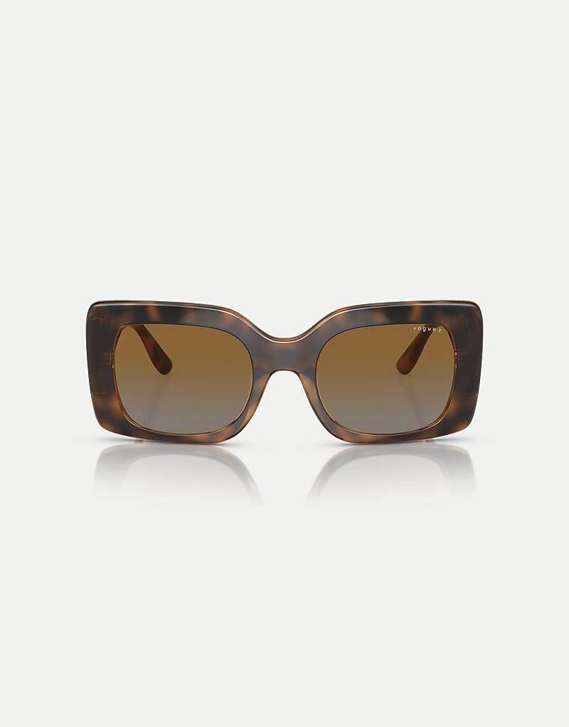 Солнцезащитные очки прямоугольной поляризации Vogue Eyewear vo5481s коричневого цвета Гавана с серыми линзами
Солнцезащитные очки прямоугольной поляризации Vogue Eyewear vo5481s коричневого цвета Гавана с серыми линзами