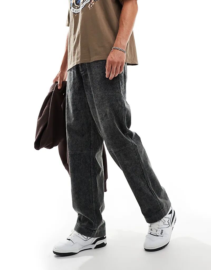 Мешковатые вельветовые брюки-карго синего цвета ASOS DESIGN
Мешковатые вельветовые брюки-карго синего цвета ASOS DESIGN