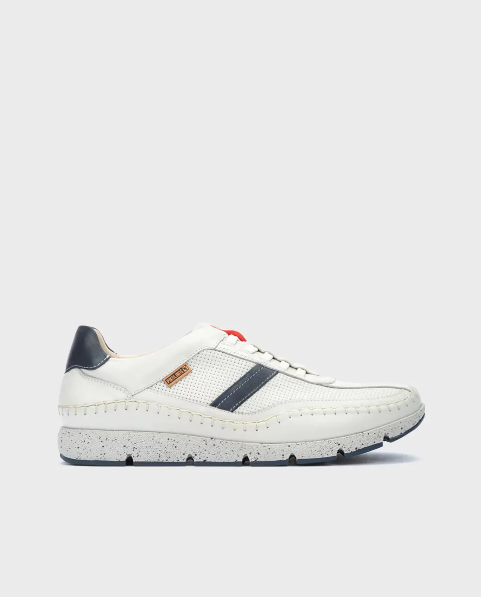 Мужские кожаные кроссовки на очень легкой подошве и стельке из пены с эффектом памяти Pikolinos, белый
Мужские кожаные кроссовки на очень легкой подошве и стельке из пены с эффектом памяти Pikolinos, белый