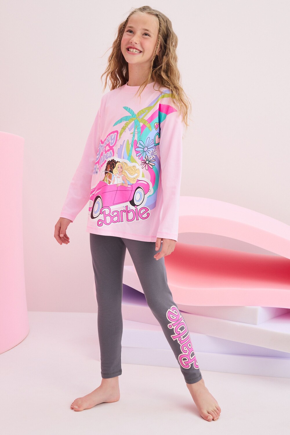 Пижама Barbie license из 100% хлопка (3 12 лет) Next, розовый
Пижама Barbie license из 100% хлопка (3 12 лет) Next, розовый