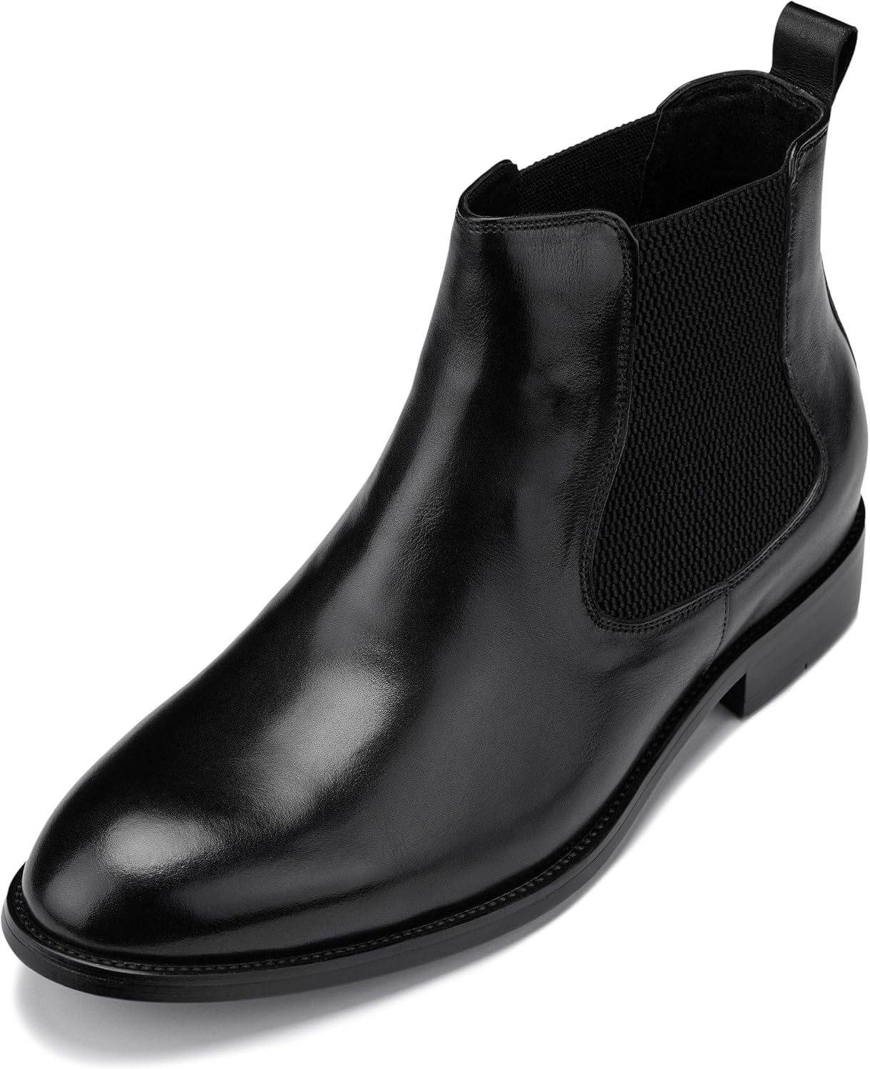 Мужские невидимые обувные вставки CALTO для увеличения роста - Премиальные кожаные ботинки Челси на молнии - увеличивают рост на 7 см, черный
Мужские невидимые обувные вставки CALTO для увеличения роста - Премиальные кожаные ботинки Челси на молнии - увеличивают рост на 7 см, черный