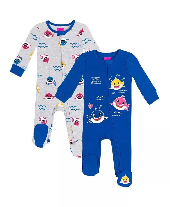 Комбинезоны Mommy Shark Daddy Shark Baby Shark для маленьких мальчиков, 2 комплекта, на молнии, для сна и игр, от новорожденных до Pinkfong, мультиколор
Комбинезоны Mommy Shark Daddy Shark Baby Shark для маленьких мальчиков, 2 комплекта, на молнии, для сна и игр, от новорожденных до Pinkfong, мультиколор