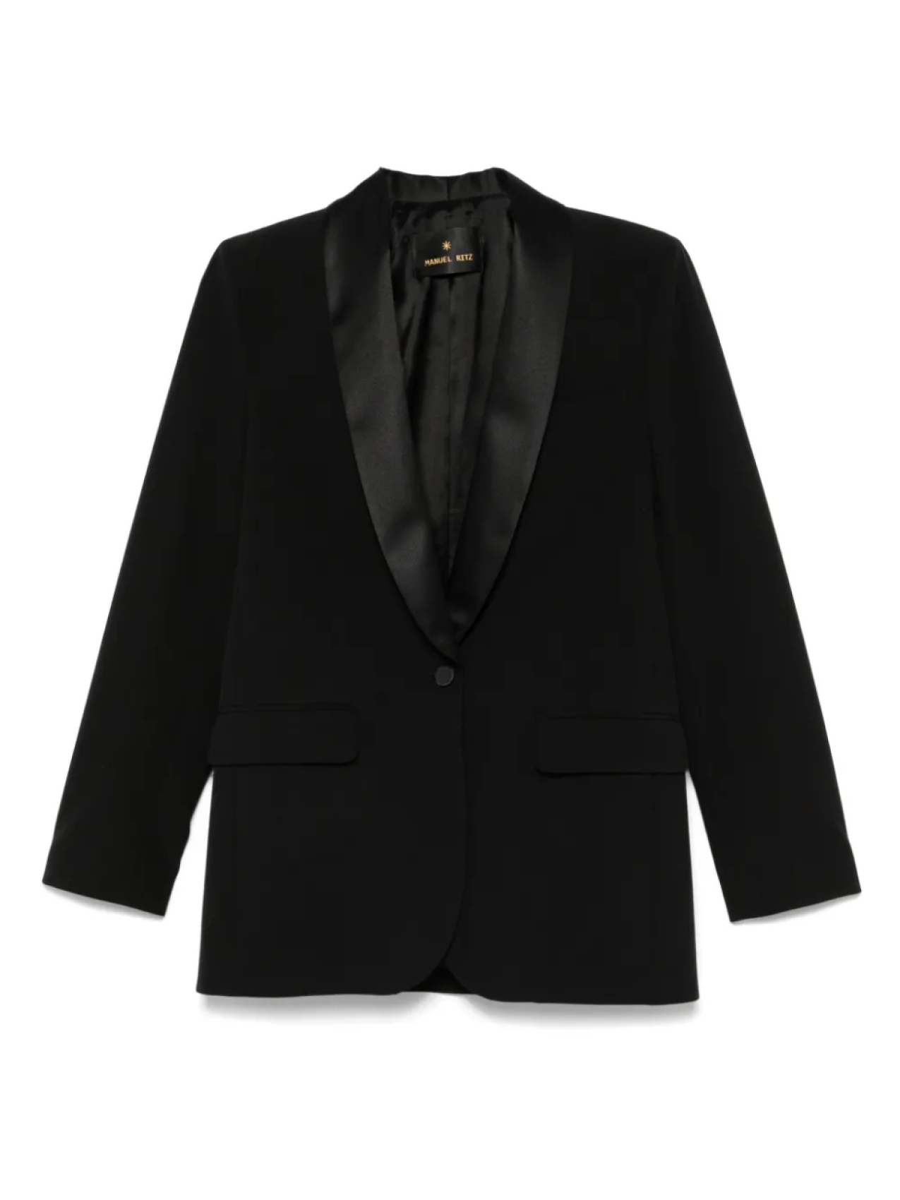 Блейзер Manuel Ritz с шалевыми лацканами, черный
Блейзер Manuel Ritz с шалевыми лацканами, черный