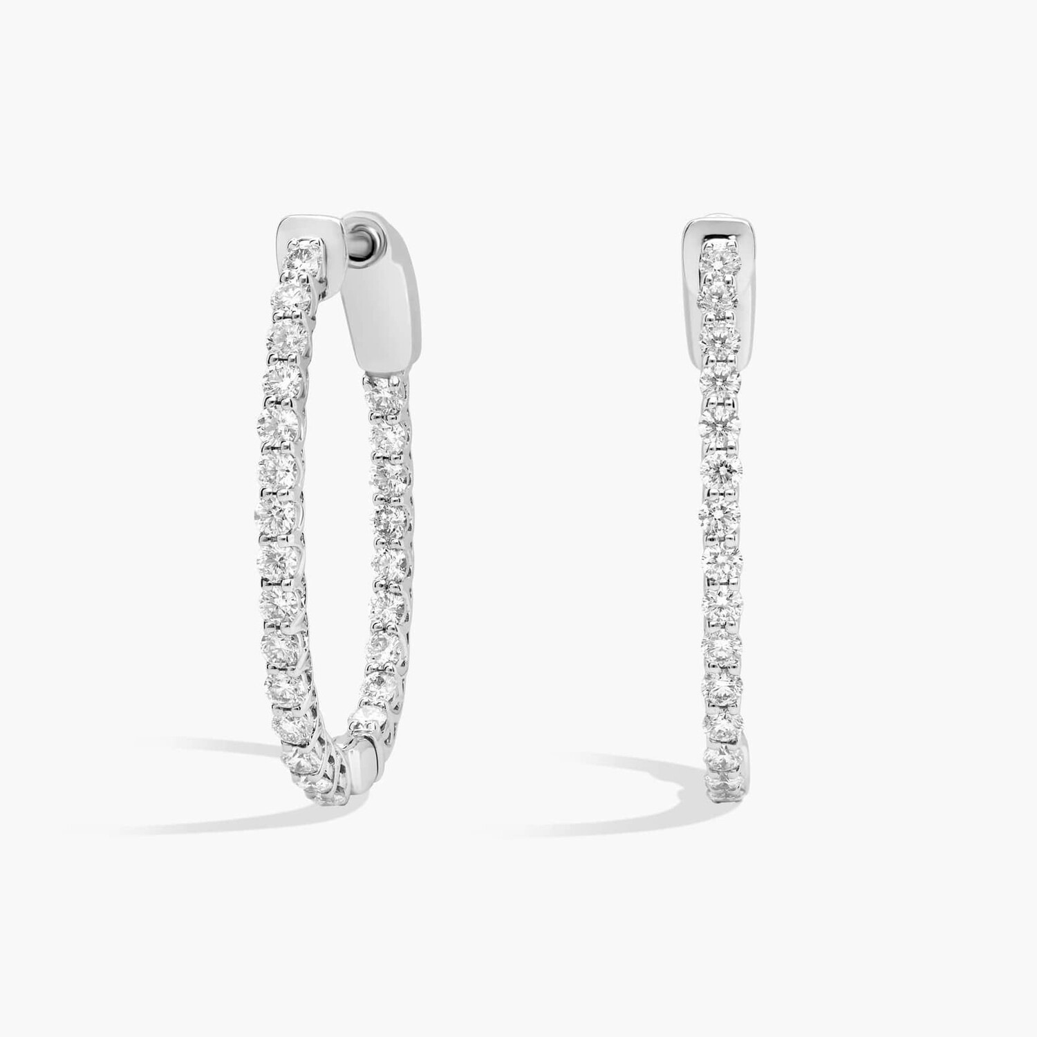 Круглые серьги-кольца с бриллиантами, диаметр 1 дюйм, белое золото 14 карат (1 карат, два карата) Blue Nile
Круглые серьги-кольца с бриллиантами, диаметр 1 дюйм, белое золото 14 карат (1 карат, два карата) Blue Nile