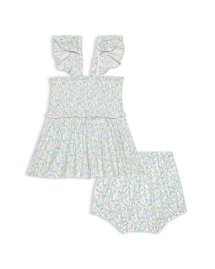 Детский комплект для девочки "Prairie Floral" с вышивкой и рюшами - Baby Posh Peanut, белый
Детский комплект для девочки "Prairie Floral" с вышивкой и рюшами - Baby Posh Peanut, белый