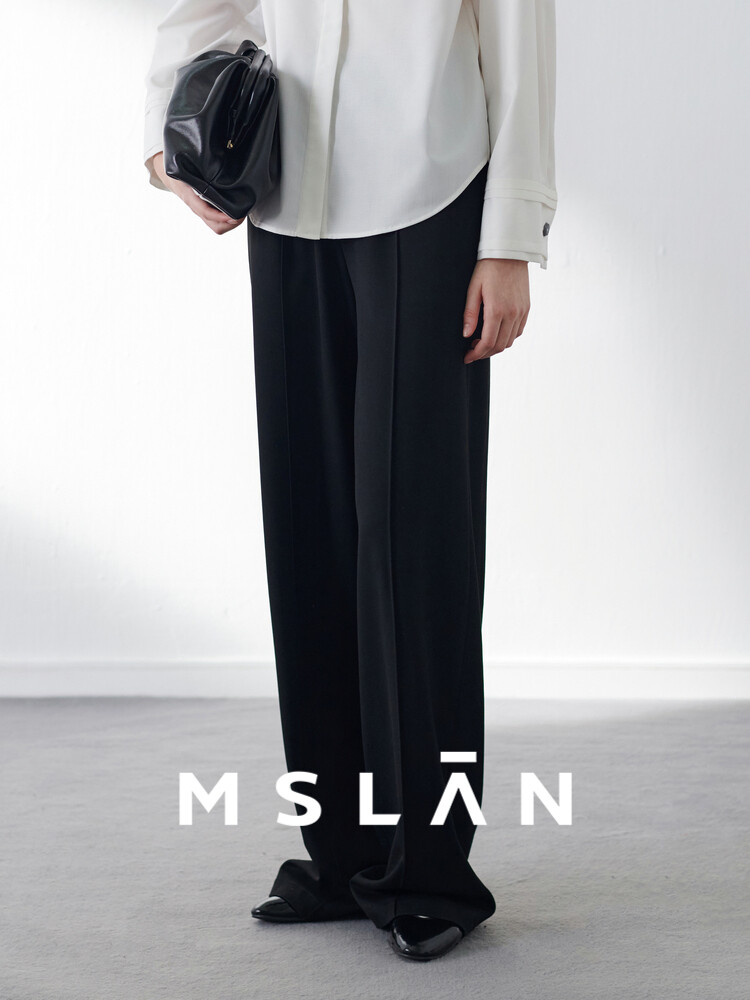 Брюки драпированные MSlan широкие, хаки
Брюки драпированные MSlan широкие, хаки