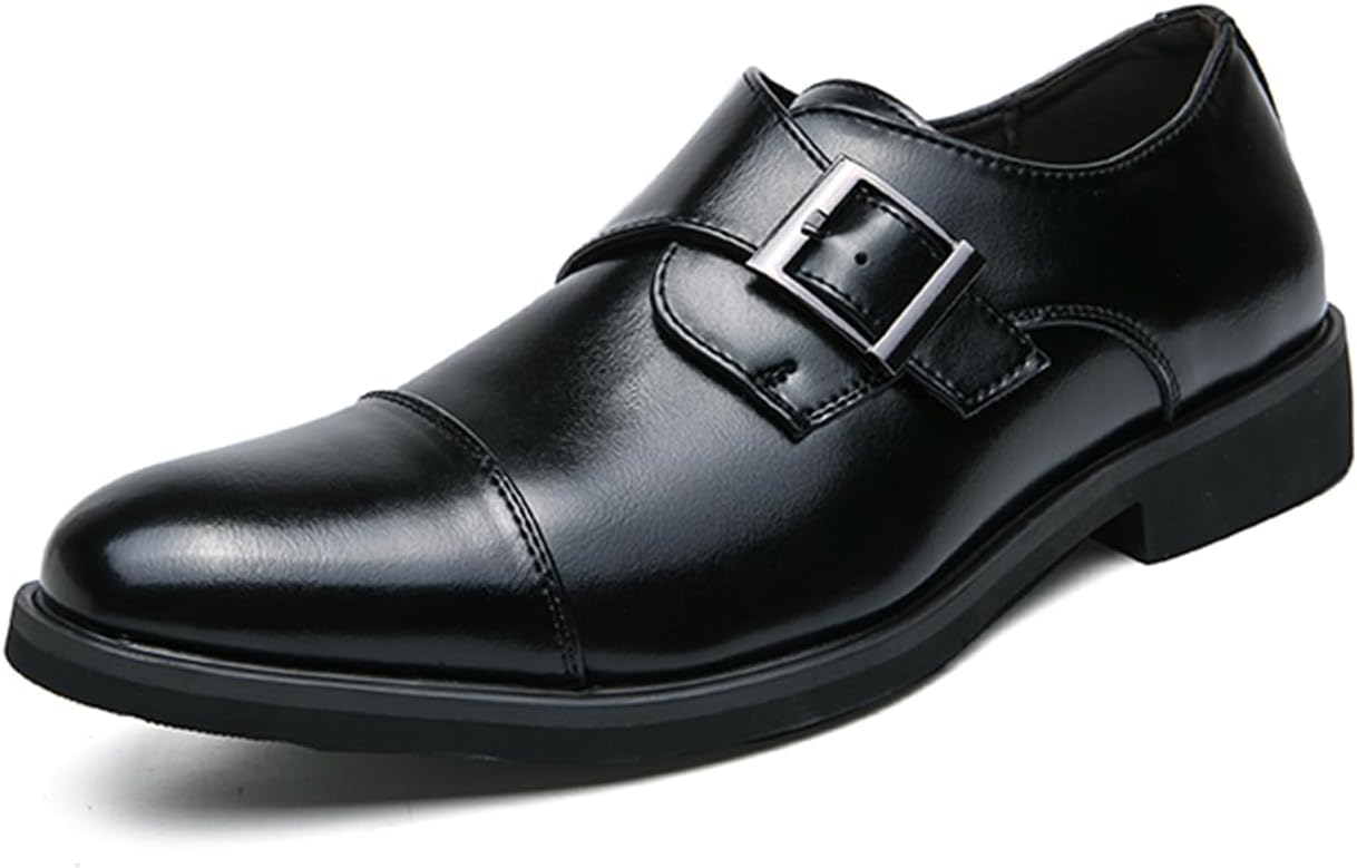 Мужские лоферы с монковым ремешком из искусственной кожи, модные классические низкие туфли на шнуровке, деловая повседневная, офисная, свадебная и формальная обувь Abborora, черный
Мужские лоферы с монковым ремешком из искусственной кожи, модные классические низкие туфли на шнуровке, деловая повседневная, офисная, свадебная и формальная обувь Abborora, черный