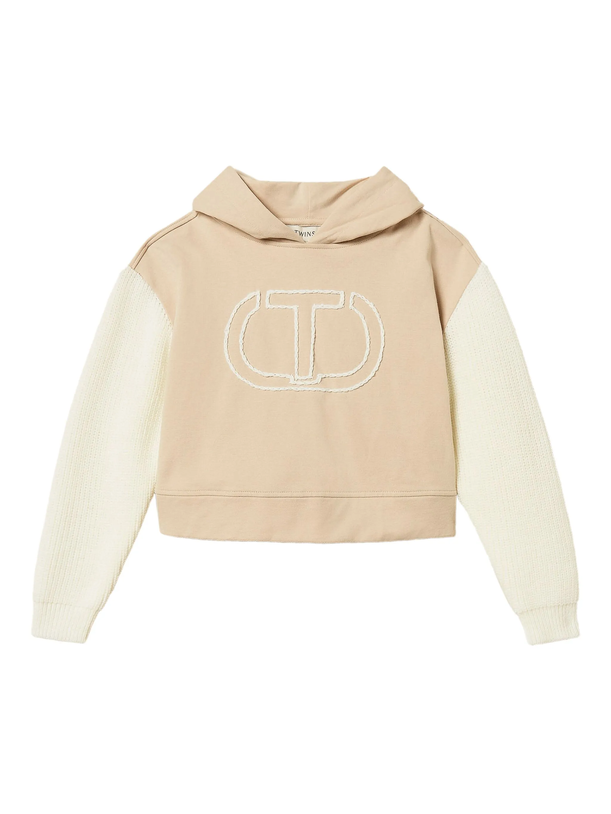 Худи с логотипом Twinset Kids, нейтральный
Худи с логотипом Twinset Kids, нейтральный