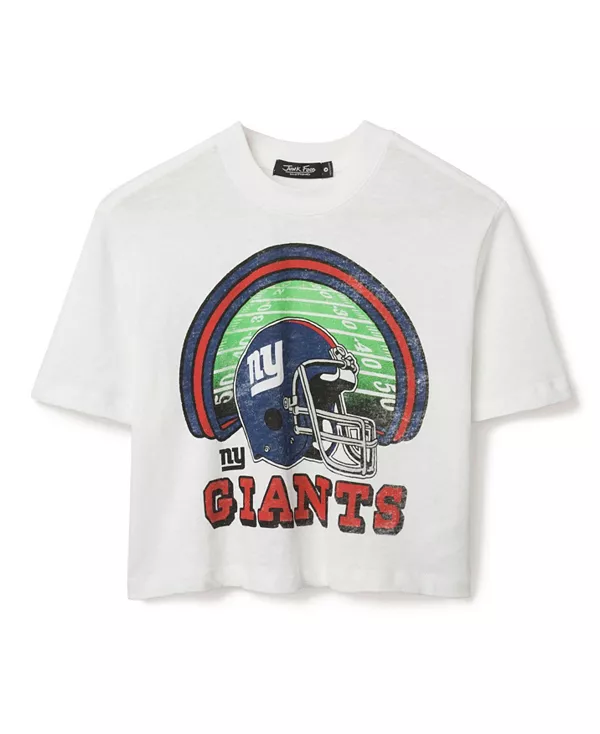 Женская футболка с высоким воротником NFL New York Giants Game Time Junk Food Clothing, белый
Женская футболка с высоким воротником NFL New York Giants Game Time Junk Food Clothing, белый