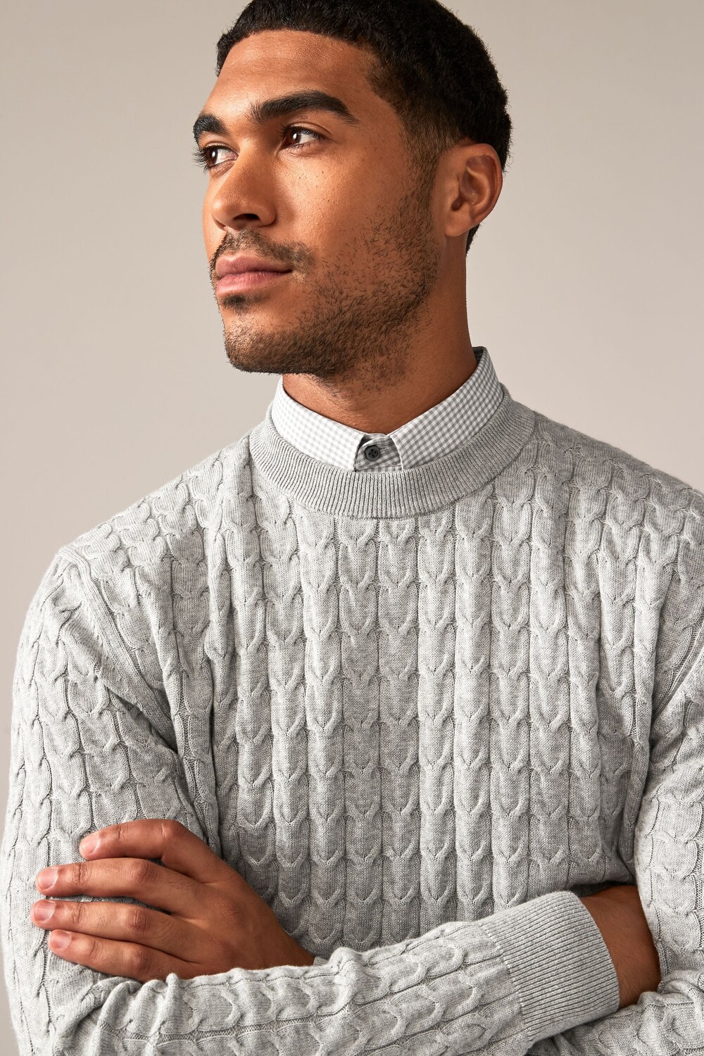 Обычная имитация джемпера рубашки Next, серый
Обычная имитация джемпера рубашки Next, серый