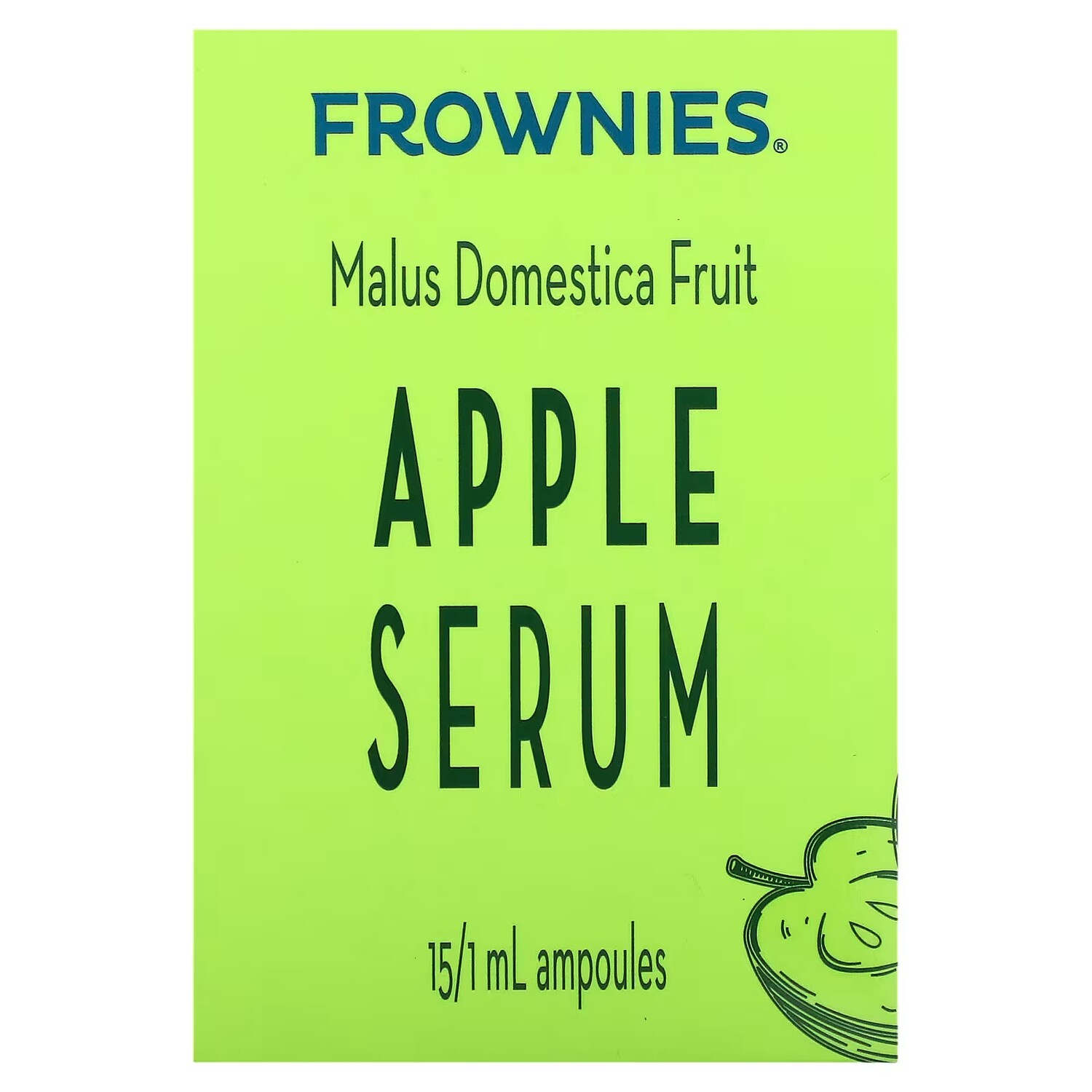 Сыворотка Frownies Apple для ухода за кожей, 15 ампул по 1 мл
Сыворотка Frownies Apple для ухода за кожей, 15 ампул по 1 мл