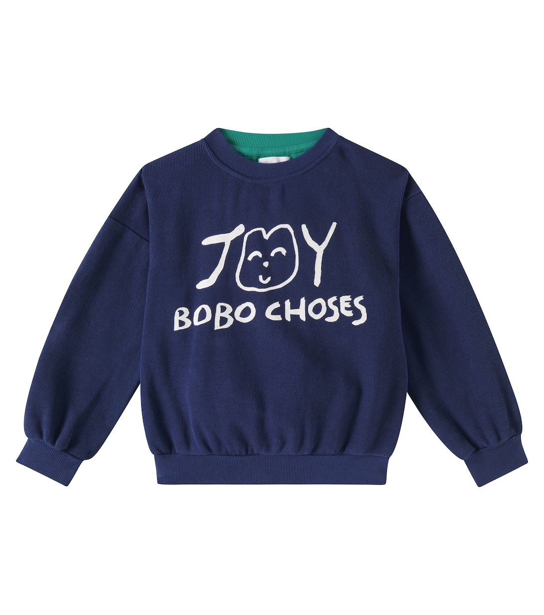 Толстовка из хлопкового джерси с принтом Улыбающийся Bobo Choses, Navy Blue 
Толстовка из хлопкового джерси с принтом Улыбающийся Bobo Choses, Navy Blue