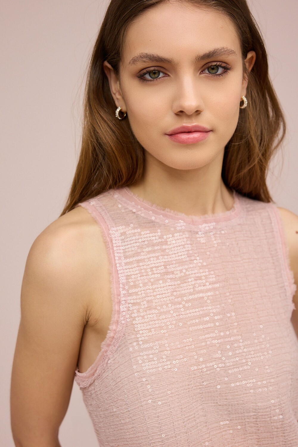 Безрукавка с пайетками Next, розовый
Безрукавка с пайетками Next, розовый