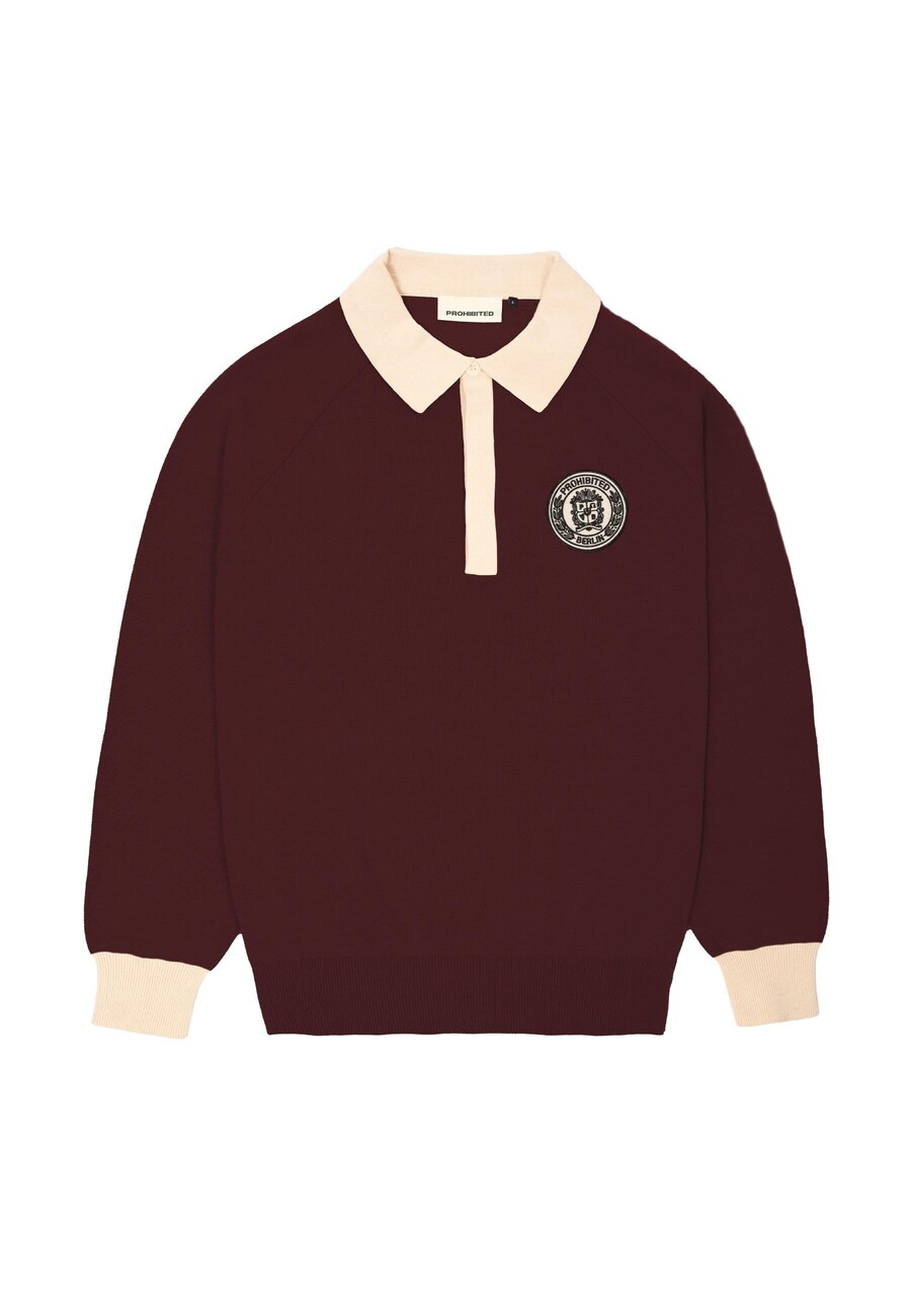 Свитер Prohibited, бордовый
Свитер Prohibited, бордовый