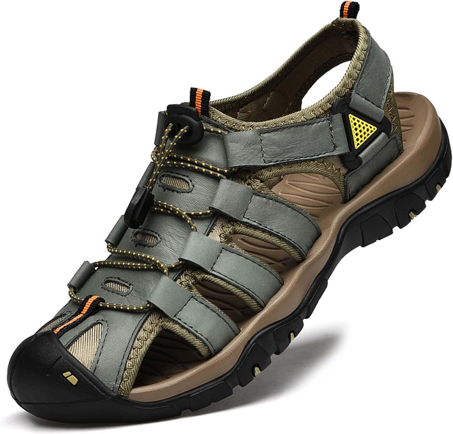 Мужские летние спортивные сандалии DZBAJRQM с закрытым носком и вентиляцией - защита от ударов - пляжные, зеленый
Мужские летние спортивные сандалии DZBAJRQM с закрытым носком и вентиляцией - защита от ударов - пляжные, зеленый