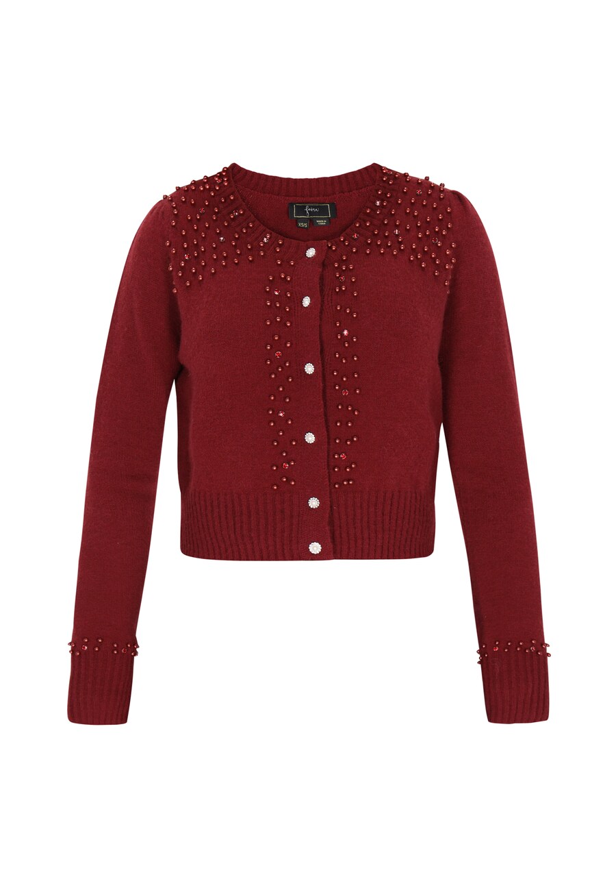 Вязаный кардиган faina, бургундия
Вязаный кардиган faina, бургундия