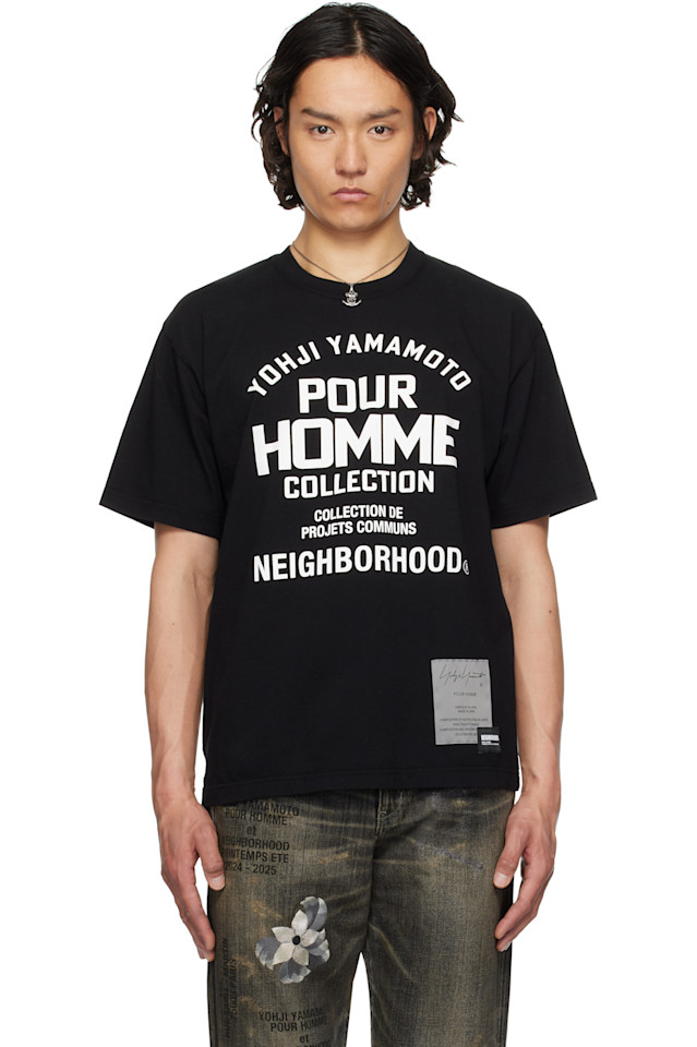 Футболка с коротким рукавом Neighborhood edition Yohji Yamamoto, черный
Футболка с коротким рукавом Neighborhood edition Yohji Yamamoto, черный