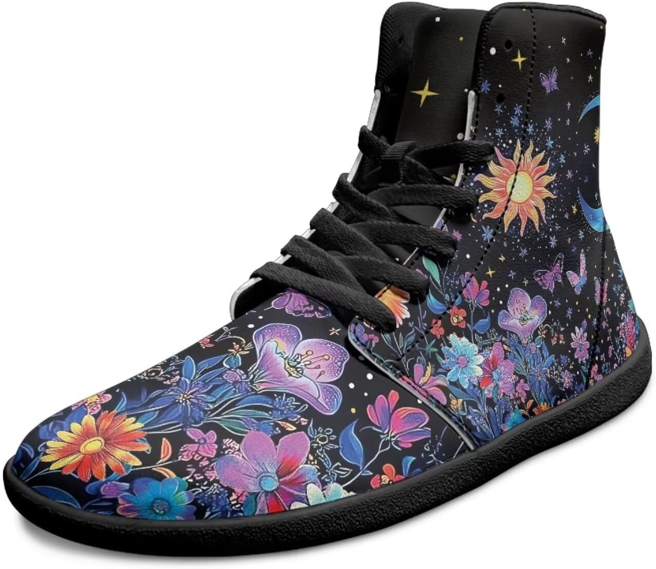 Мужские широкие кроссовки Binienty для ходьбы, высокие минималистичные кеды с противоскользящим покрытием и нулевым перепадом высоты подошвы, спортивные кроссовки, размеры US 6-14, Sun Moon Boho Floral
Мужские широкие кроссовки Binienty для ходьбы, высокие минималистичные кеды с противоскользящим покрытием и нулевым перепадом высоты подошвы, спортивные кроссовки, размеры US 6-14, Sun Moon Boho Floral