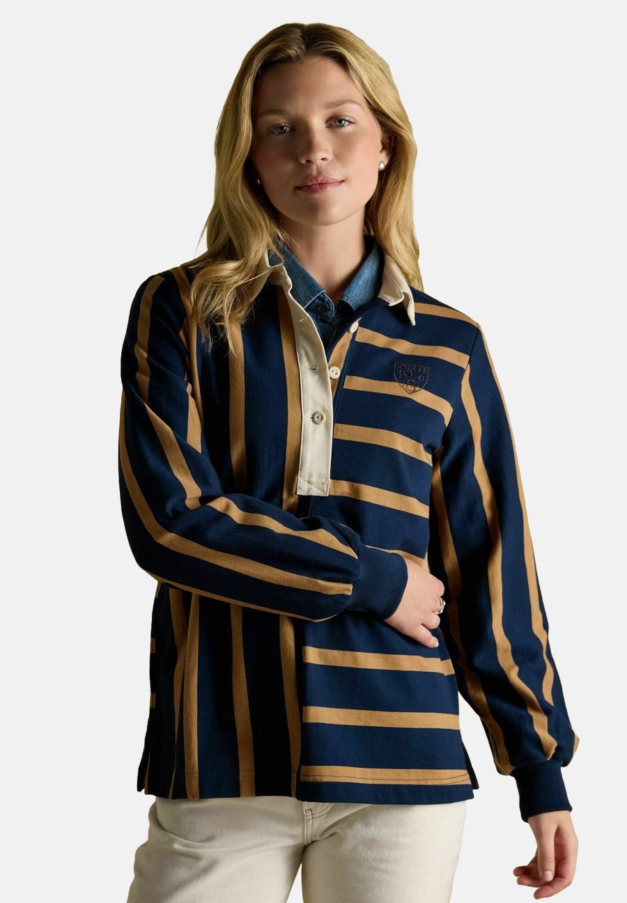 Топ Tom Joule Long sleeved top, Navy/Tan Stripe/Blue
Топ Tom Joule Long sleeved top, Navy/Tan Stripe/Blue