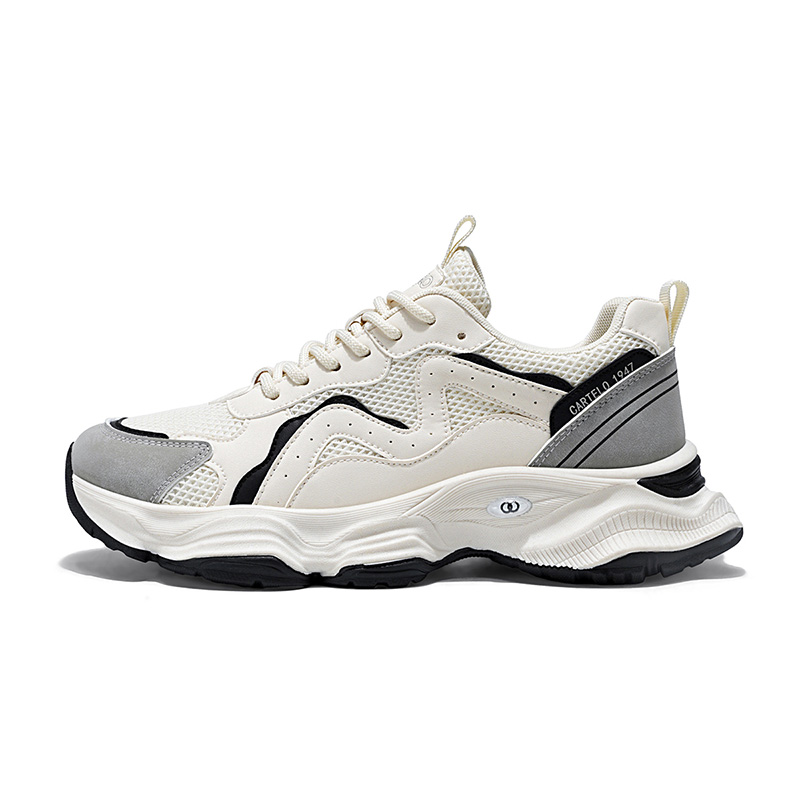 CARTELO Урбан текстайл кэжуал платформенные кроссовки лоу-топ массивные мужские бежево-черные, цвет Beige Black
CARTELO Урбан текстайл кэжуал платформенные кроссовки лоу-топ массивные мужские бежево-черные, цвет Beige Black