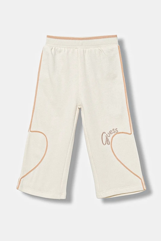 Детские хлопковые спортивные штаны Guess, бежевый
Детские хлопковые спортивные штаны Guess, бежевый