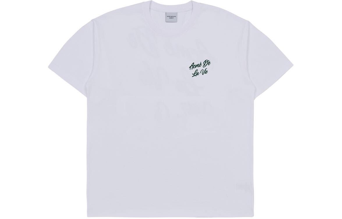 Футболка унисекс белая Acme De La Vie, белый 
Футболка унисекс белая Acme De La Vie, белый