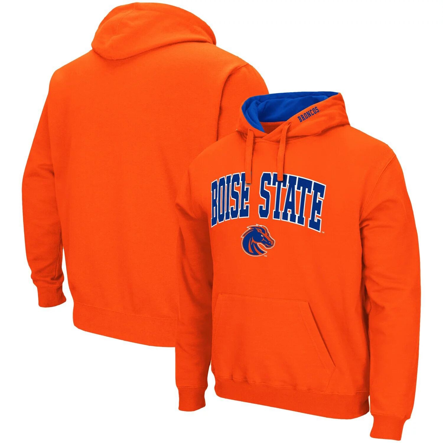 Мужской оранжевый пуловер с капюшоном Boise State Broncos Arch & Logo 3.0 Colosseum
Мужской оранжевый пуловер с капюшоном Boise State Broncos Arch & Logo 3.0 Colosseum