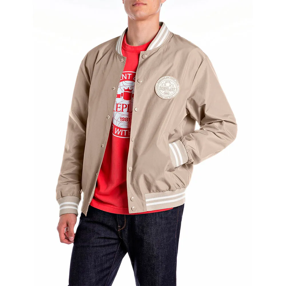 Куртка Replay M8440.000.85120 bomber, бежевый 
Куртка Replay M8440.000.85120 bomber, бежевый