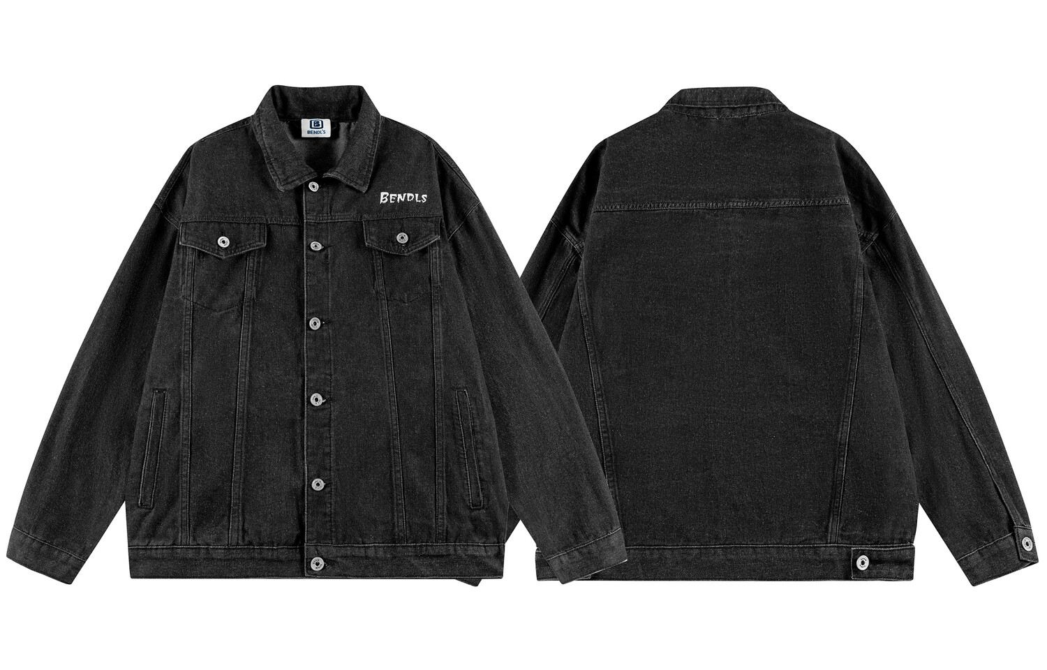 Джинсовая куртка унисекс Bendl’S, Черный/Серый
Джинсовая куртка унисекс Bendl’S, Черный/Серый