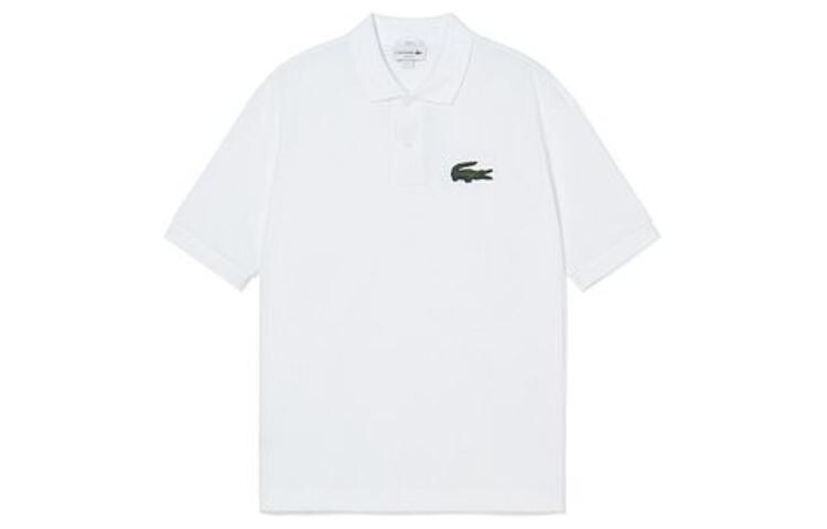 Рубашка поло мужская белая Lacoste, белый 
Рубашка поло мужская белая Lacoste, белый