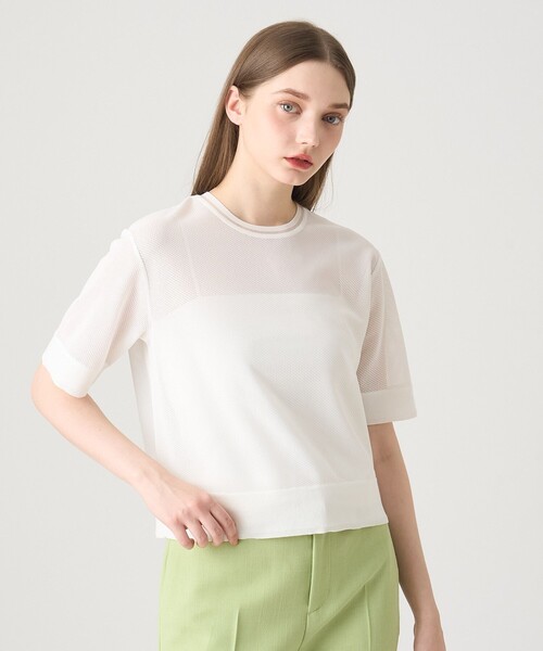 ANAYI Футболка, сетчатая ткань, Russell, белый
ANAYI Футболка, сетчатая ткань, Russell, белый