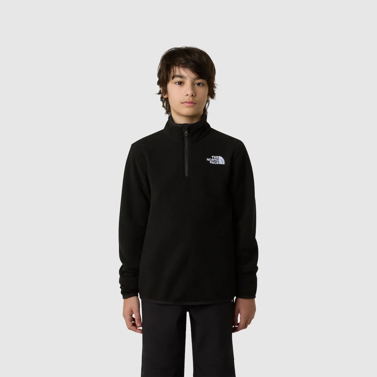 Детская флисовая куртка Glacier с застежкой-молнией 1/4 The North Face, черный
Детская флисовая куртка Glacier с застежкой-молнией 1/4 The North Face, черный