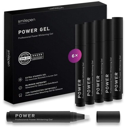 Набор сменных блоков для отбеливающего геля Smilepen Power с 6 гелевыми ручками для белизны зубов до 14 оттенков, Swisswhite
Набор сменных блоков для отбеливающего геля Smilepen Power с 6 гелевыми ручками для белизны зубов до 14 оттенков, Swisswhite