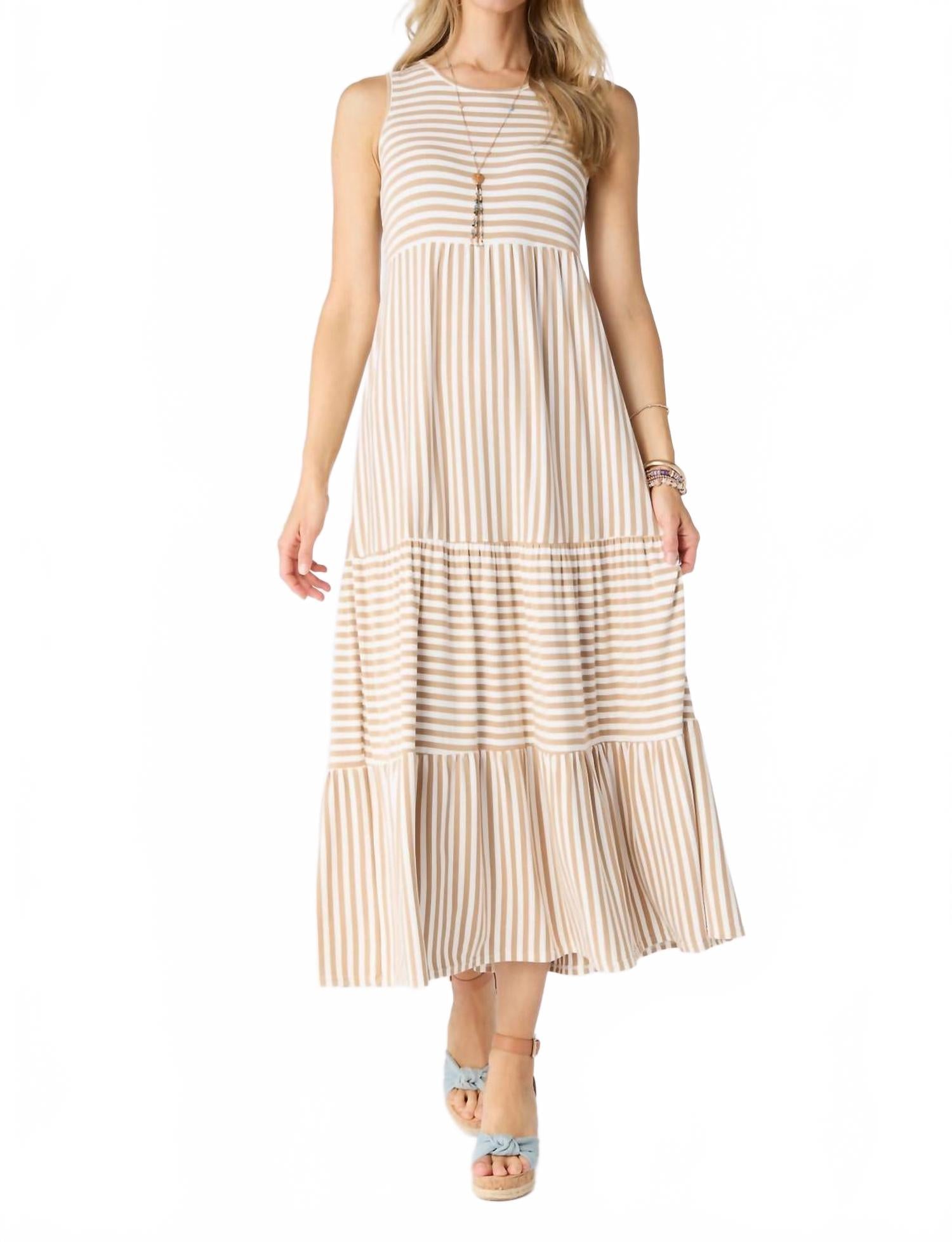 Джейни Полосатое Многоярусное Макси-платье в цвете тауп/айвори COCO + CARMEN, слоновая кость
Джейни Полосатое Многоярусное Макси-платье в цвете тауп/айвори COCO + CARMEN, слоновая кость