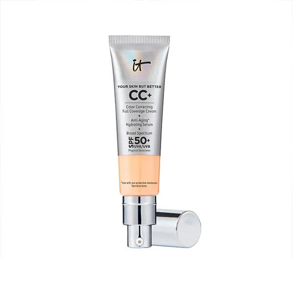 Основа под макияж с полным покрытием Cc+ Cream Full-Coverage Foundation With Spf 50+ It Cosmetics, цвет light medium
Основа под макияж с полным покрытием Cc+ Cream Full-Coverage Foundation With Spf 50+ It Cosmetics, цвет light medium