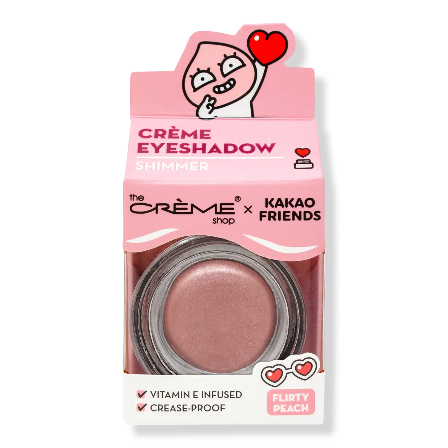 Тени для век Kakao Friends Crème Eyeshadow The Crème Shop, Flirty Peach (rose gold shimmer)
Тени для век Kakao Friends Crème Eyeshadow The Crème Shop, Flirty Peach (rose gold shimmer)