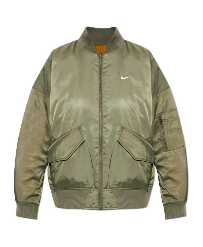 Двусторонняя куртка-бомбер Nike, зеленый
Двусторонняя куртка-бомбер Nike, зеленый