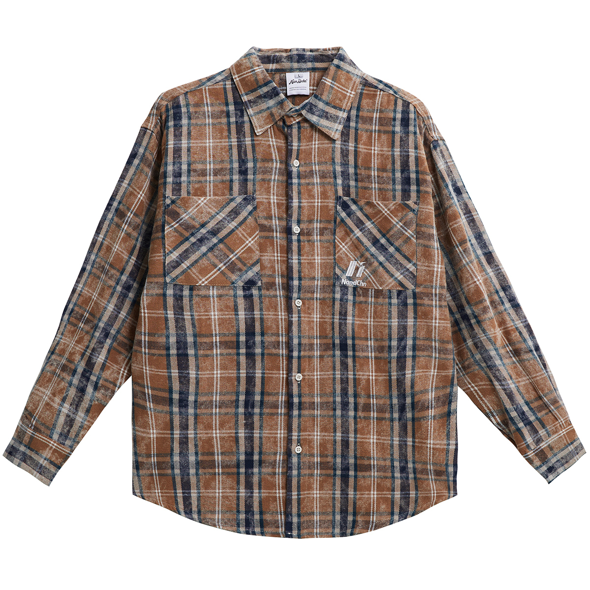 Рубашка унисекс NANDCHN, хаки
Рубашка унисекс NANDCHN, хаки