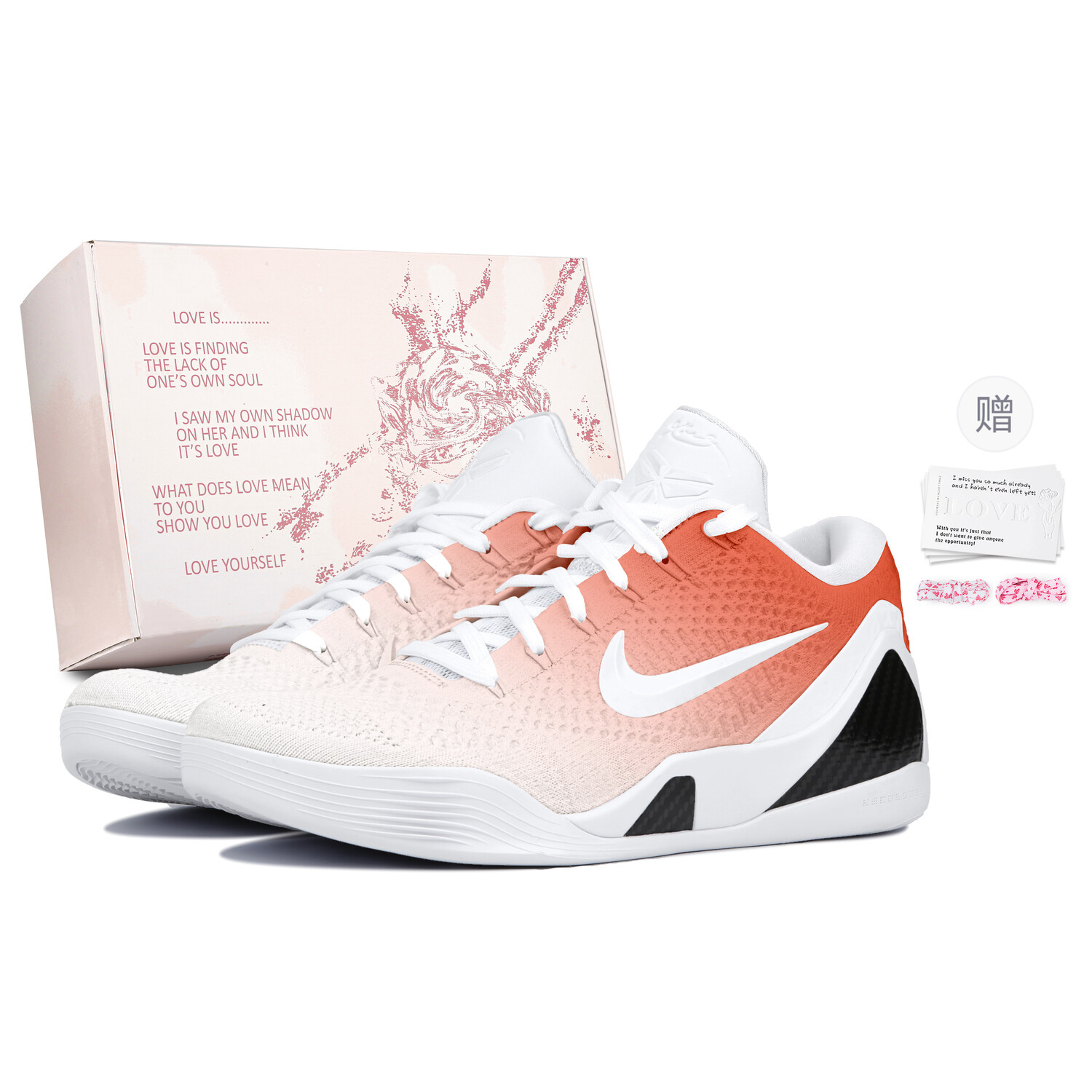 Баскетбольные кроссовки Kobe 9 Basketball Shoes Unisex Low-Top Orange/White Nike
Баскетбольные кроссовки Kobe 9 Basketball Shoes Unisex Low-Top Orange/White Nike