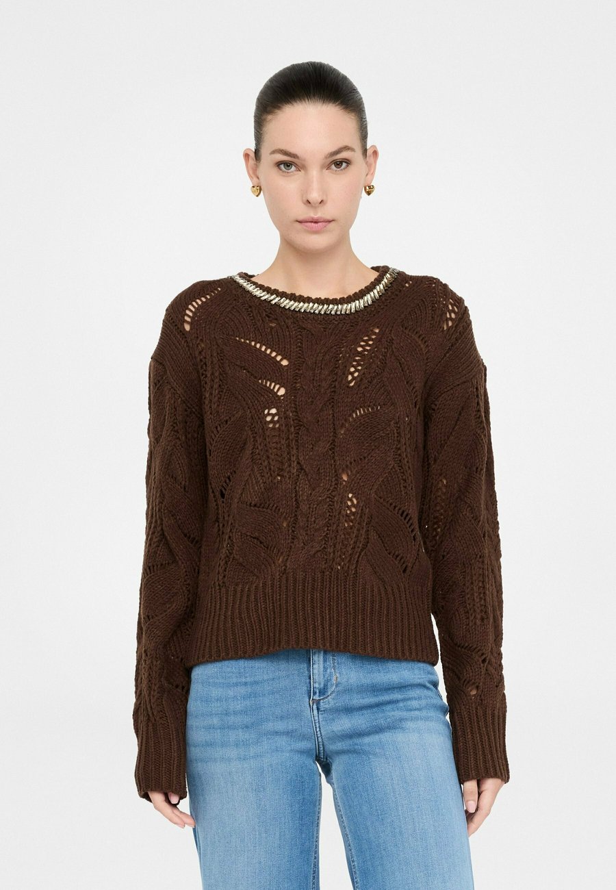 Джемпер LIU JO WITH GEMSTONES, Brown
Джемпер LIU JO WITH GEMSTONES, Brown