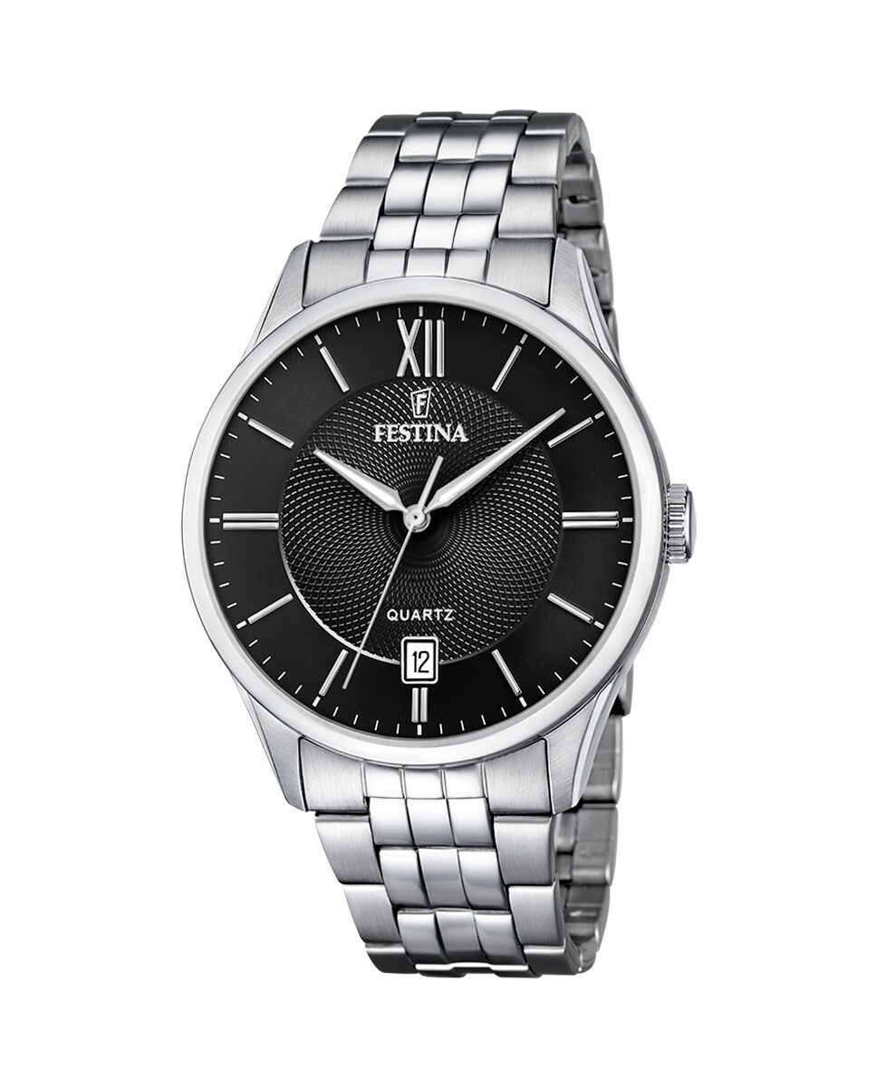 Мужские часы F20425/3 Acero Classic из стали и черного циферблата Festina, серебро
Мужские часы F20425/3 Acero Classic из стали и черного циферблата Festina, серебро