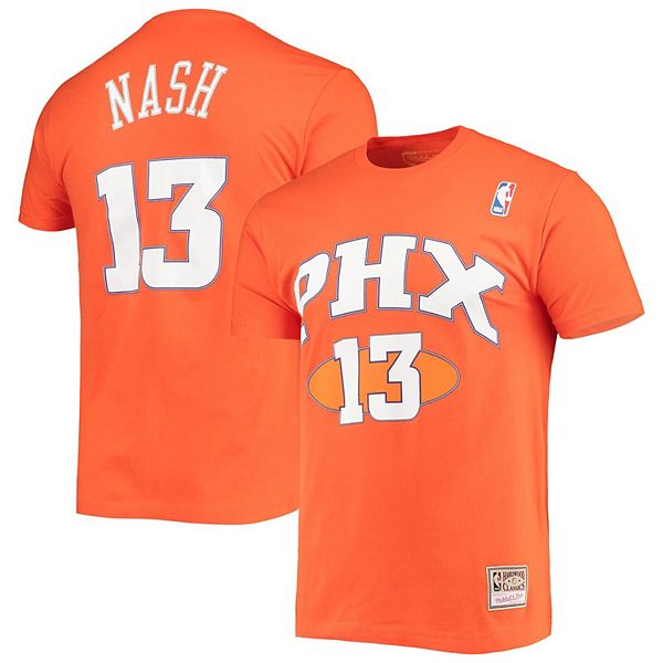 Мужская футболка Steve Nash Phoenix Suns Hardwood Classics с именем и номером Mitchell & Ness
Мужская футболка Steve Nash Phoenix Suns Hardwood Classics с именем и номером Mitchell & Ness