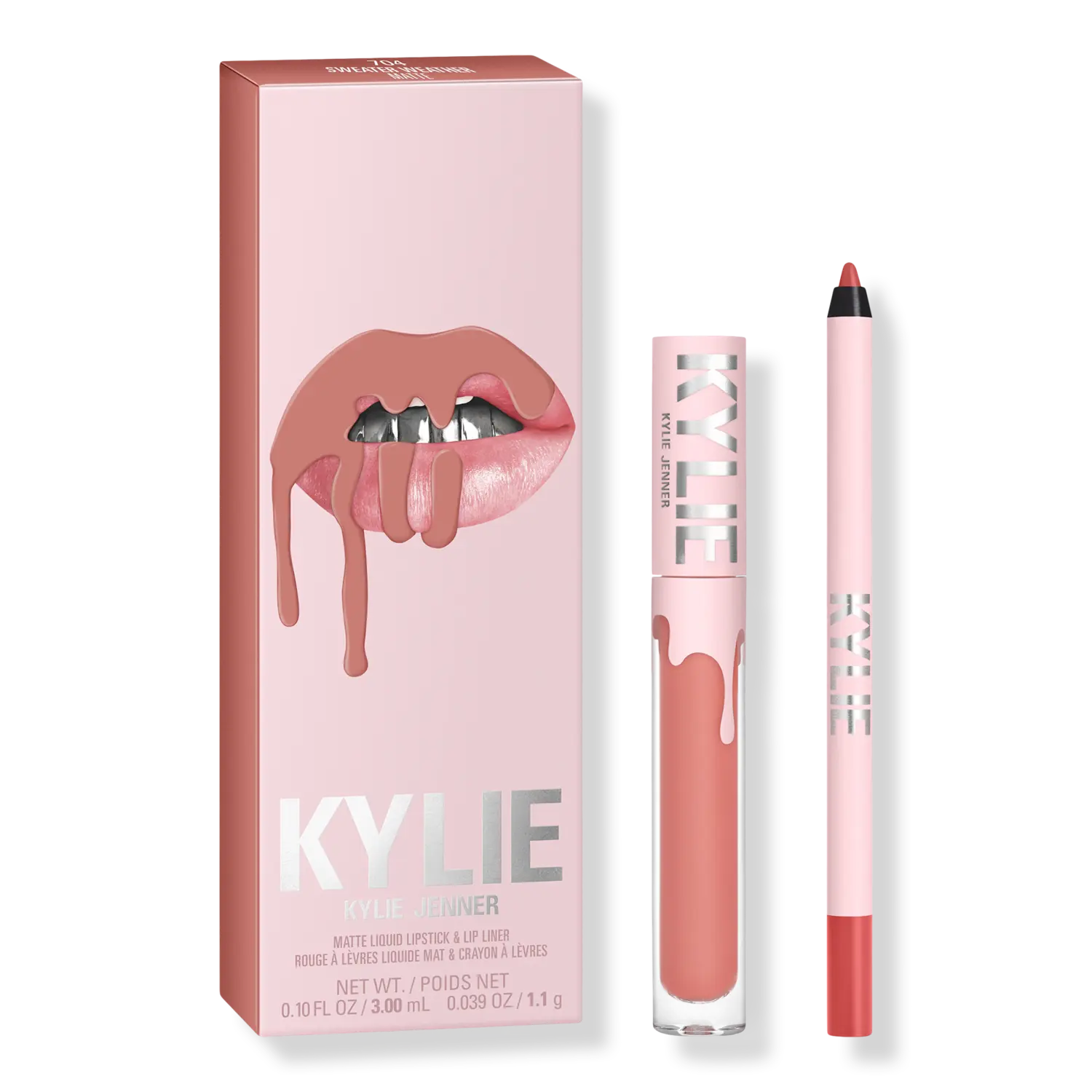 Набор матовых помад KYLIE COSMETICS, 704 Sweater Weather (warm pink)
Набор матовых помад KYLIE COSMETICS, 704 Sweater Weather (warm pink)