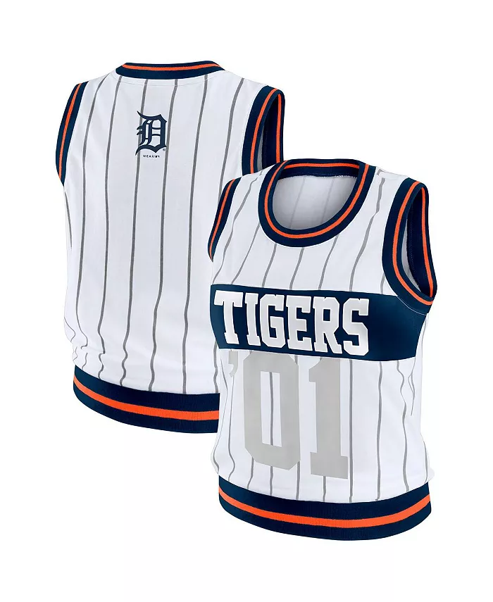 Женская белая спортивная майка Detroit Tigers WEAR by Erin Andrews
Женская белая спортивная майка Detroit Tigers WEAR by Erin Andrews