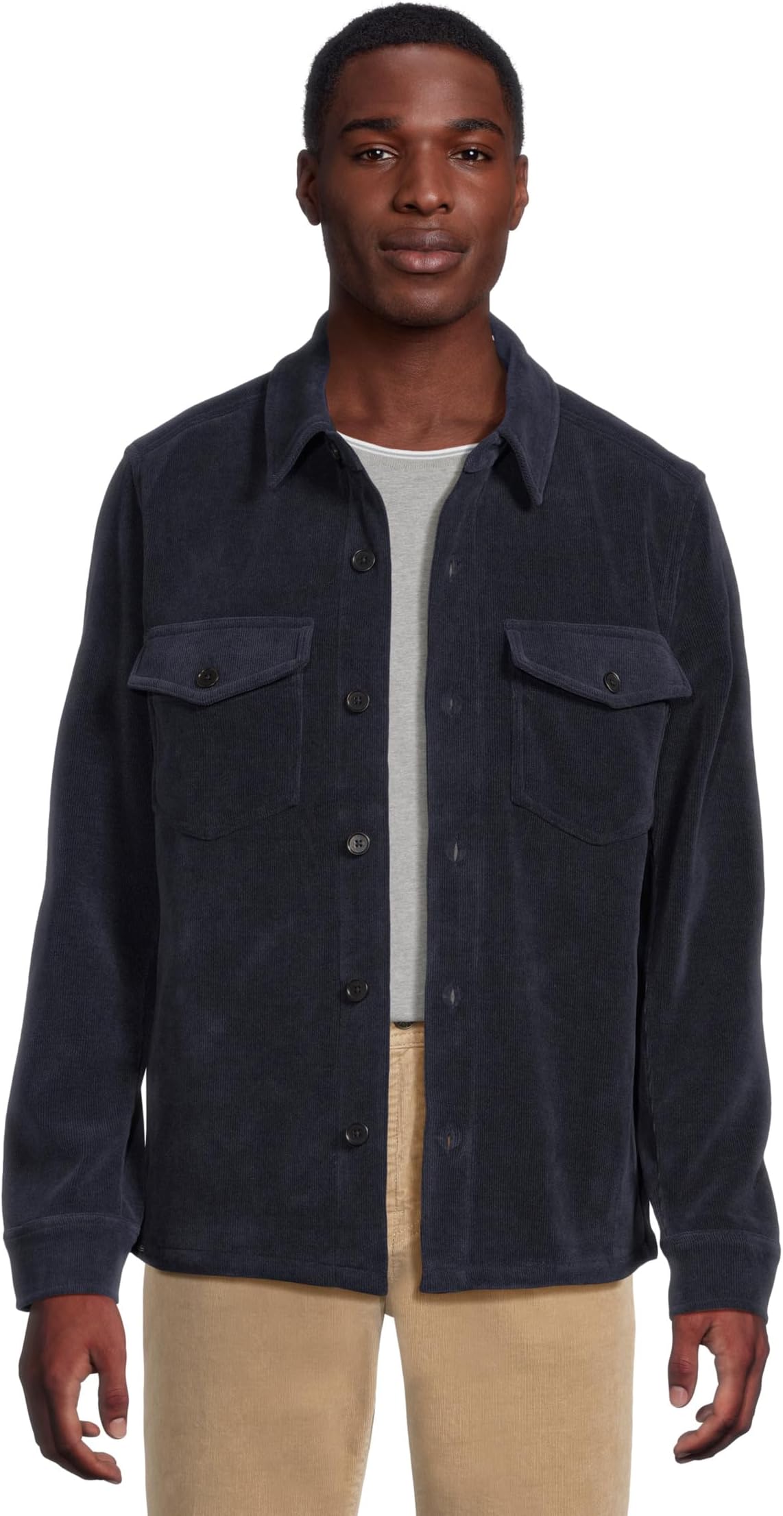 Мужская трикотажная вельветовая рубашка Liverpool Los Angeles, Midnight Blue
Мужская трикотажная вельветовая рубашка Liverpool Los Angeles, Midnight Blue