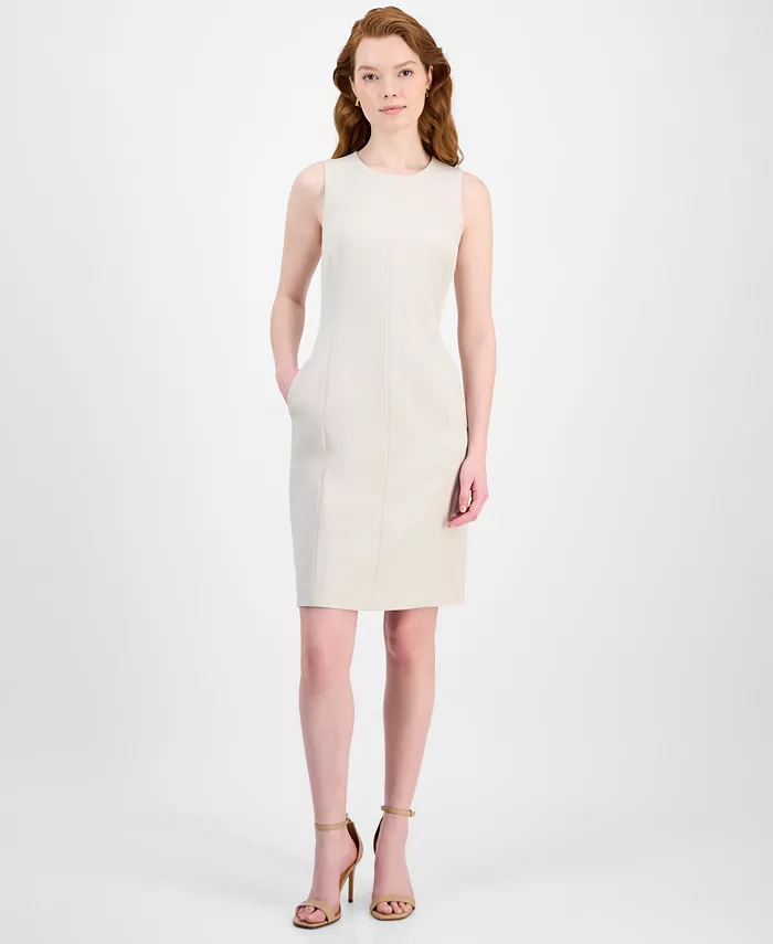 Женское платье-футляр без рукавов с множеством швов, Regular & Petite Kasper, коричневый/бежевый
Женское платье-футляр без рукавов с множеством швов, Regular & Petite Kasper, коричневый/бежевый